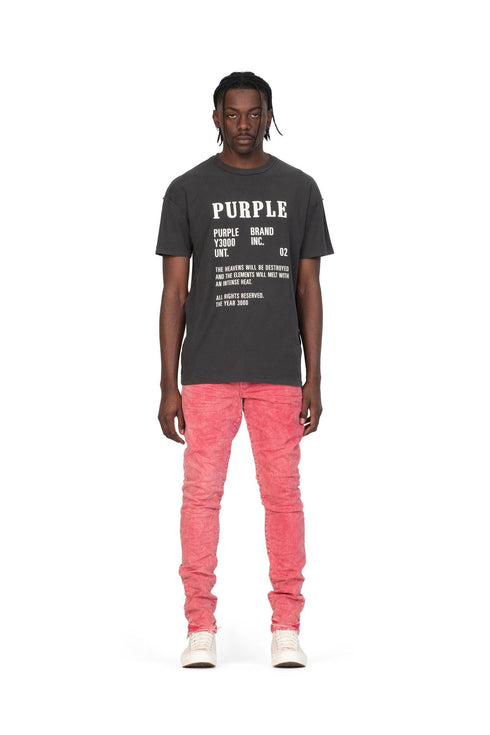 PURPLE BRAND P001 OXBLOOD SPECKLE OVERSPRAY Mens Apparel -